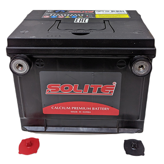 Аккумулятор SOLITE 75 Ач п.п. L+ (CMF 75-650) боковые клеммы